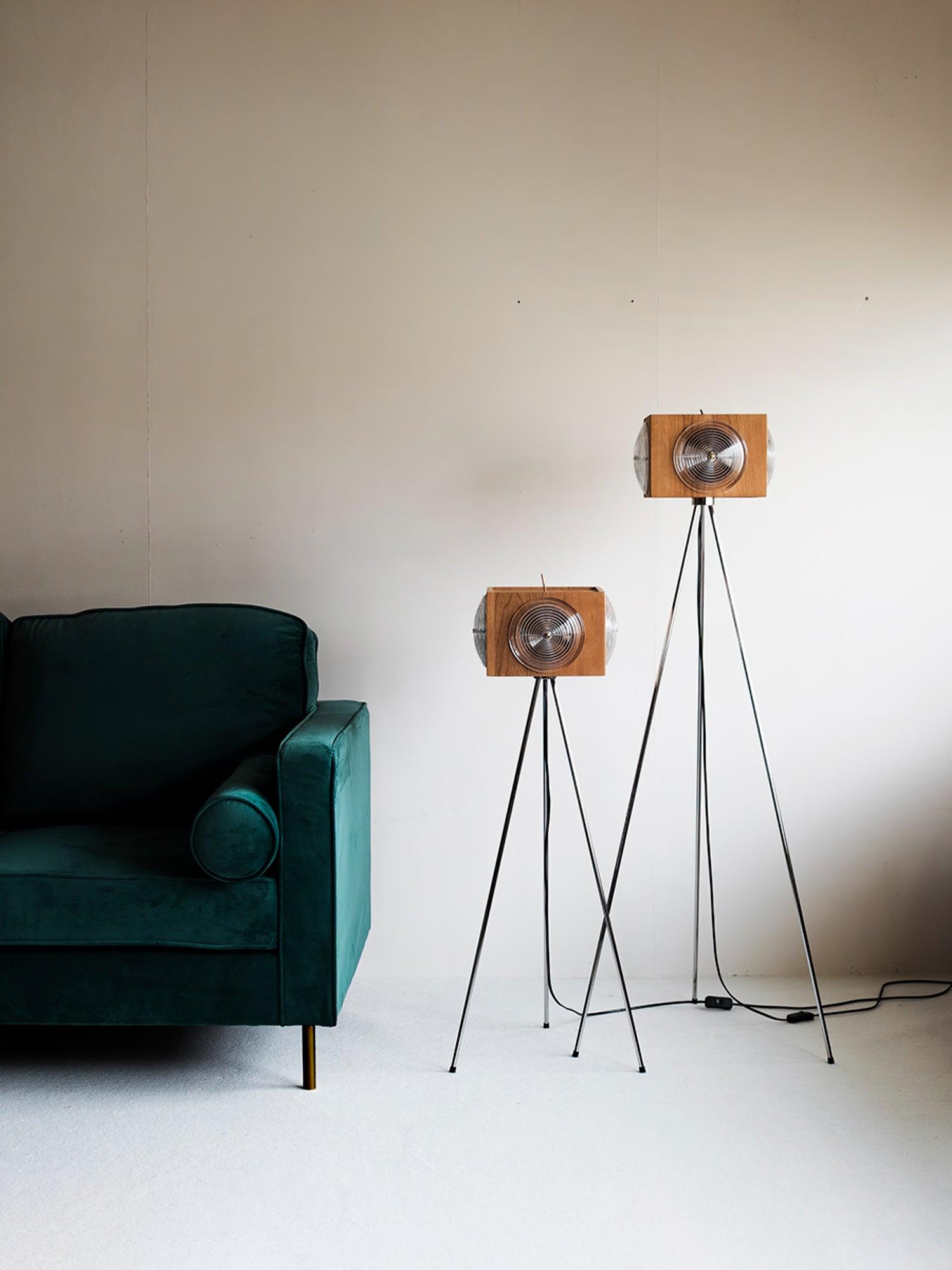 Retro Camera Focus Floor Lamp