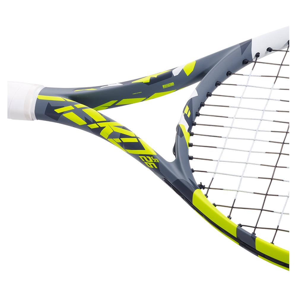 Aero Junior 26 Prestrung Tennis Racquet Grey and Yellow