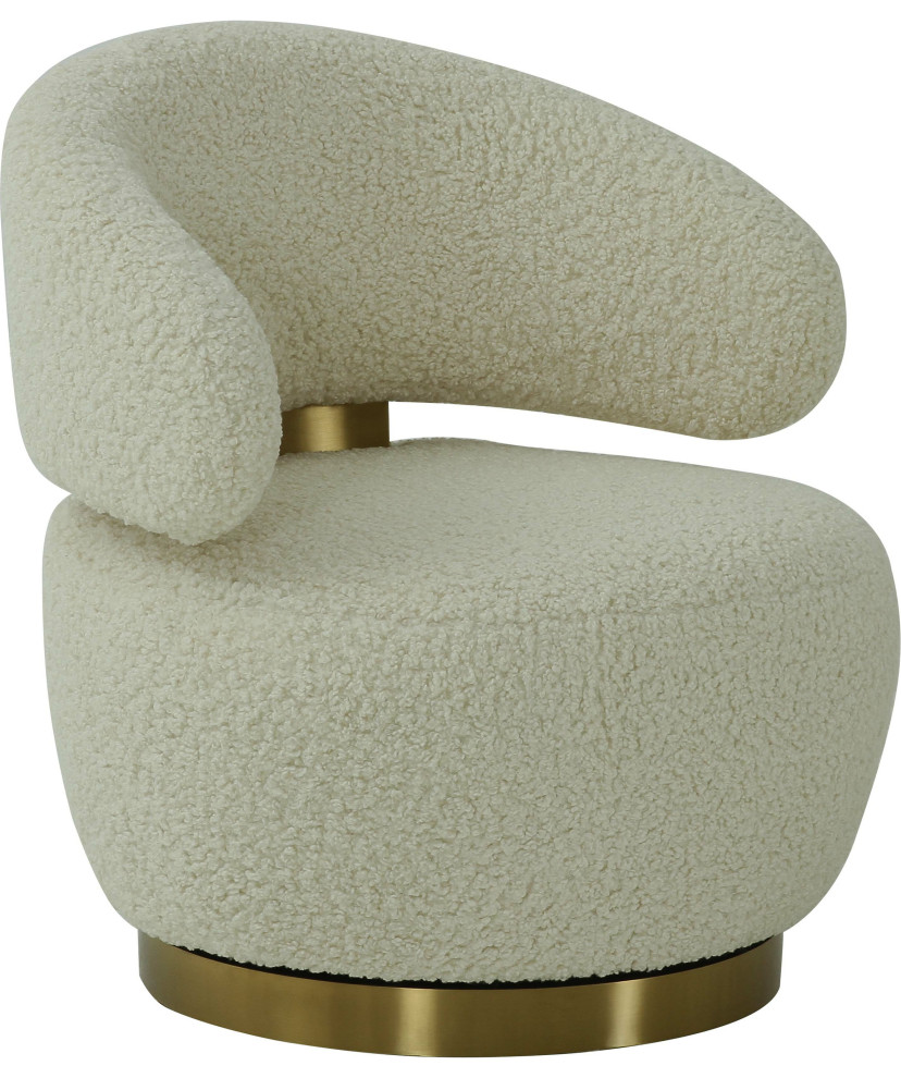 Austin Faux Shearling Chair   Contemporary   Armchairs And Accent Chairs   by HedgeApple  Houzz