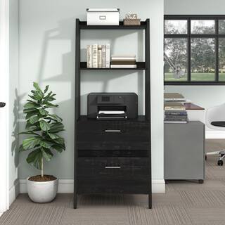 Furniture of America Shayfield Reclaimed Black Oak File Cabinet with 2-Drawers YNJ-2057C40