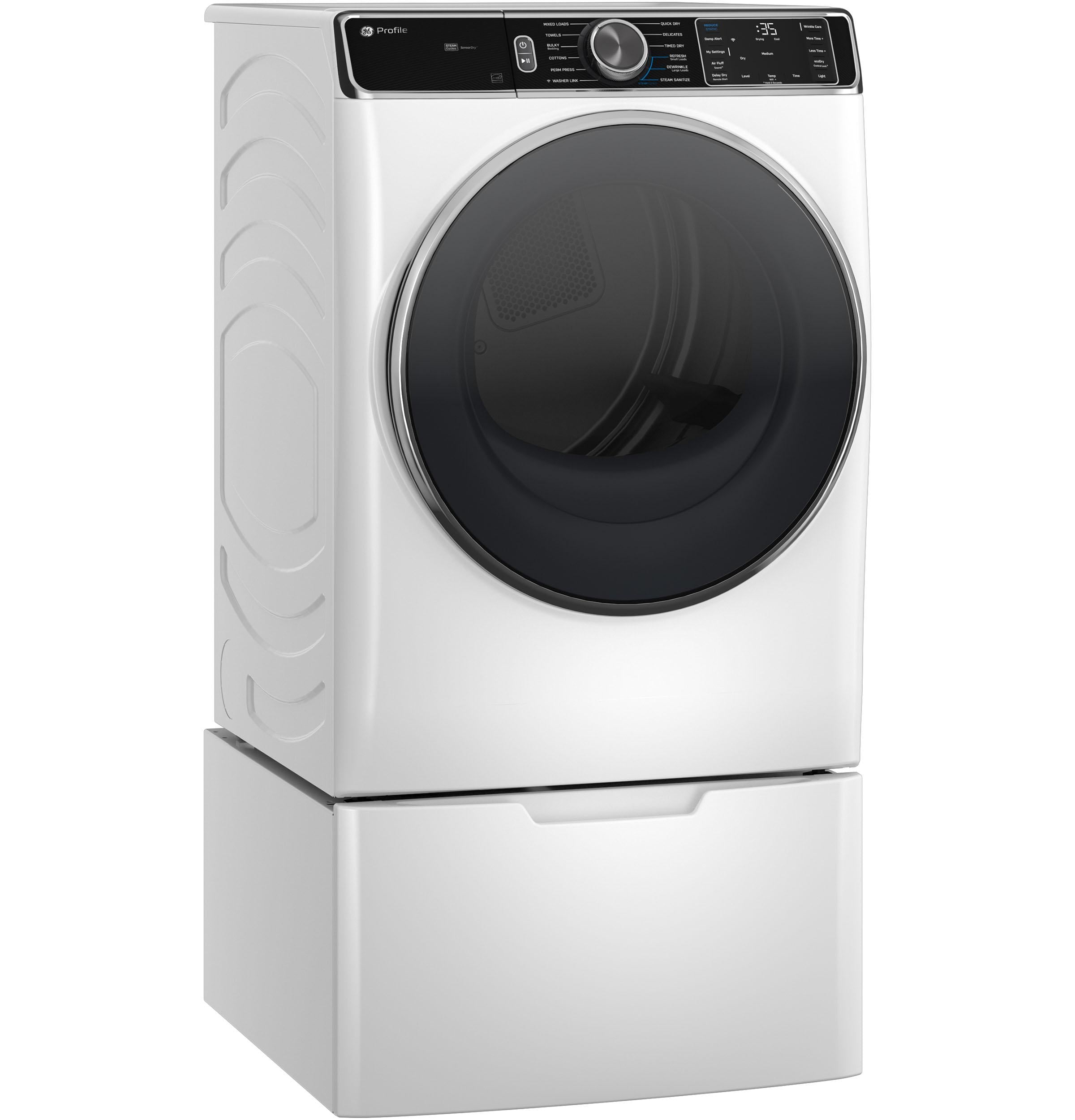 Ge Appliances PFD87ESSVWW Ge Profile™ 7.8 Cu. Ft. Capacity Smart Front Load Electric Dryer With Steam And Sanitize Cycle