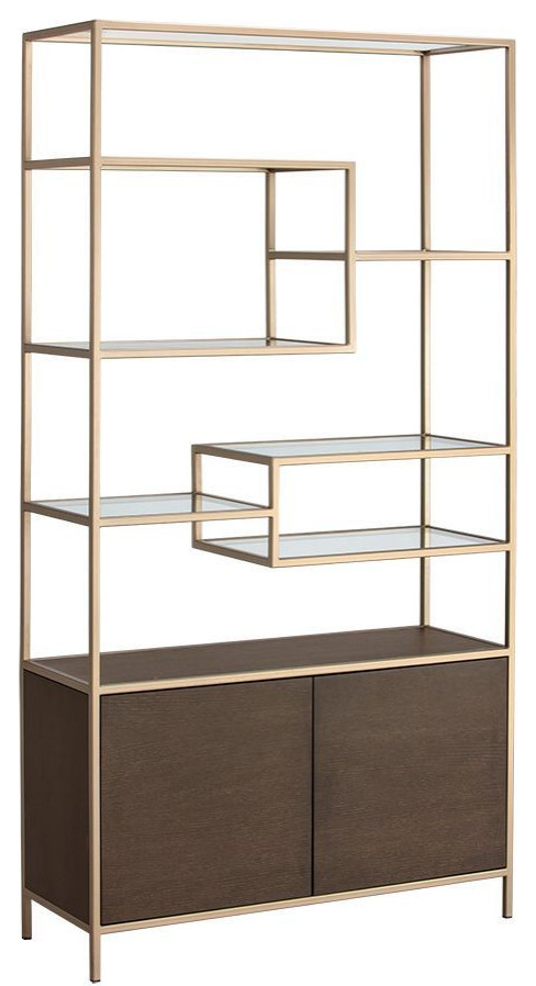 Sunpan Artezia Stamos Bookcase   Contemporary   Bookcases   by Unlimited Furniture Group  Houzz