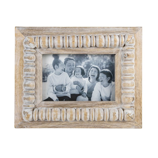 Multi Bead 4x6 Wood Photo Frame Foreside Home amp Garden