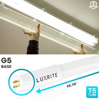 LUXRITE 24-Watt 4 ft. Linear T8 LED Tube Light Bulb 3000K Soft White Type A+B Ballast and Ballast Bypass 3000 Lumens (30-Pack) LR34156-30PK