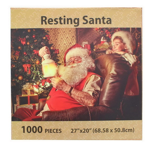 JPW JPW 80802RES C Resting Santa 1000 Piece Jigsaw...