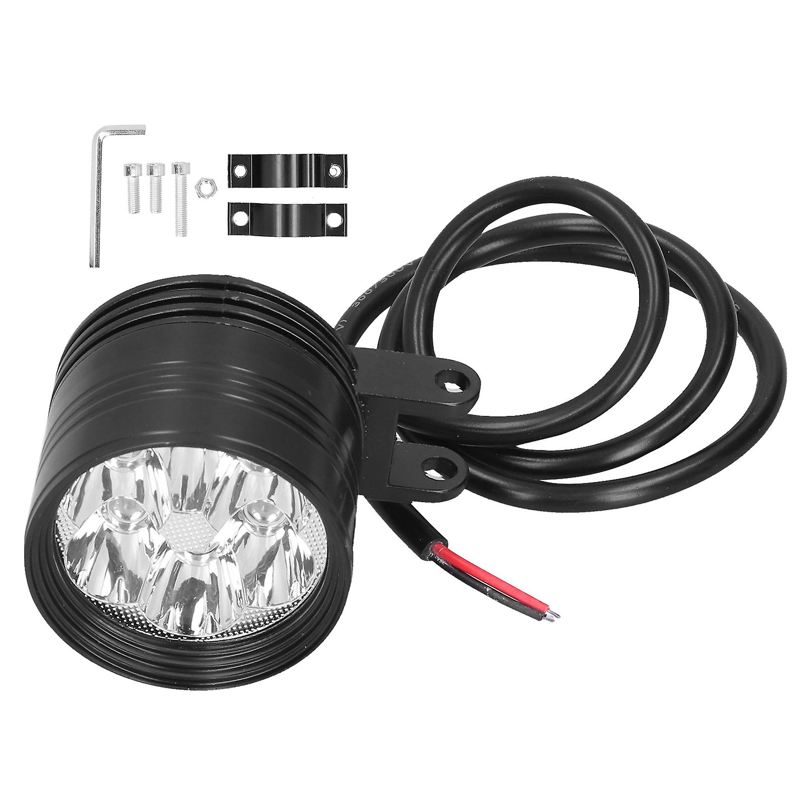 60w 6led Spot Light 6000k 4000lm Bright Spotlights 3 Lighting Modes Ip67 Waterproof For Motorcycle