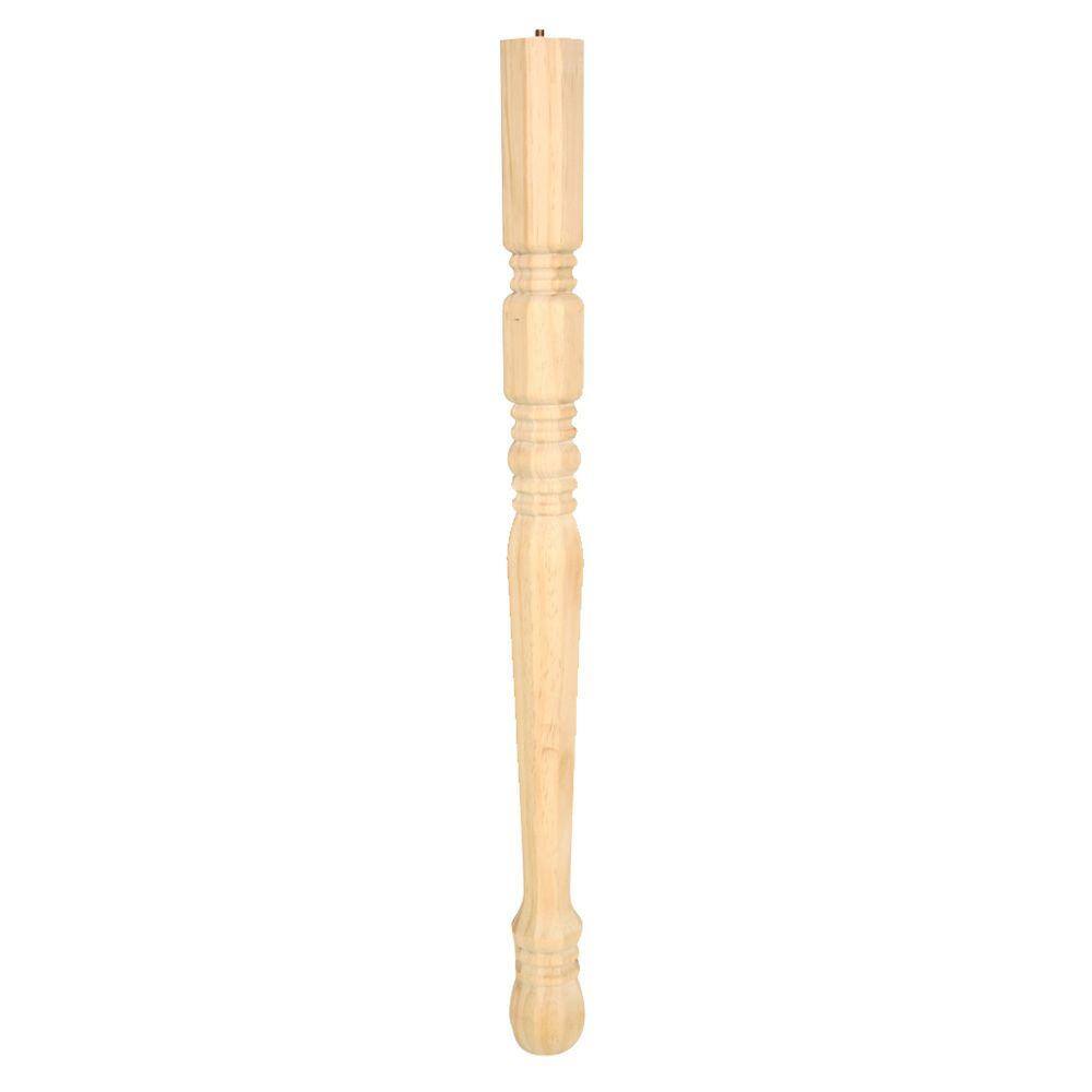 Waddell 2428 28 in. Solid Pine Finish Traditional Leg 10001528