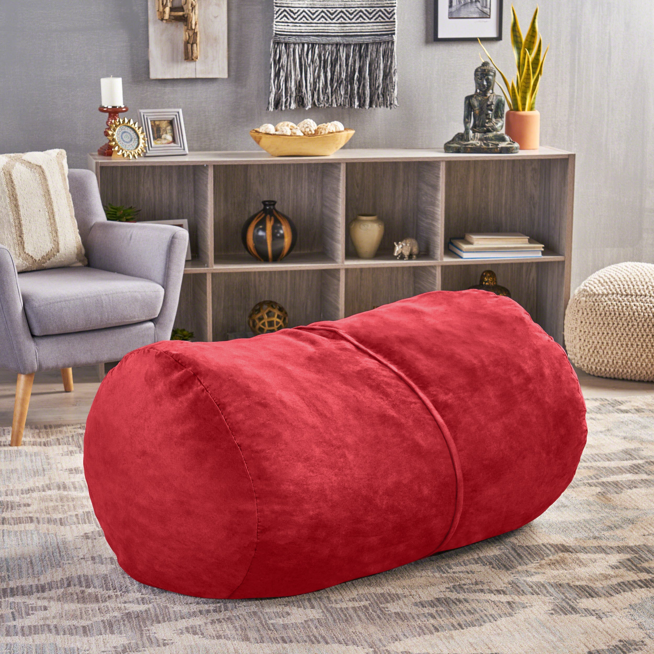 Tryson Traditional 4 Foot Suede Bean Bag (Cover Only)