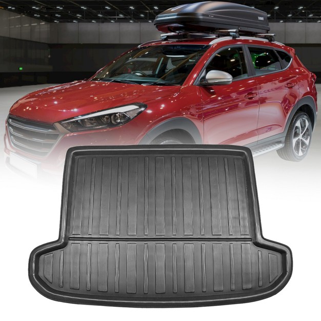 Unique Bargains Car Rear Trunk Boot Liner Cargo Mat Floor Tray For Hyundai Tucson 16 18