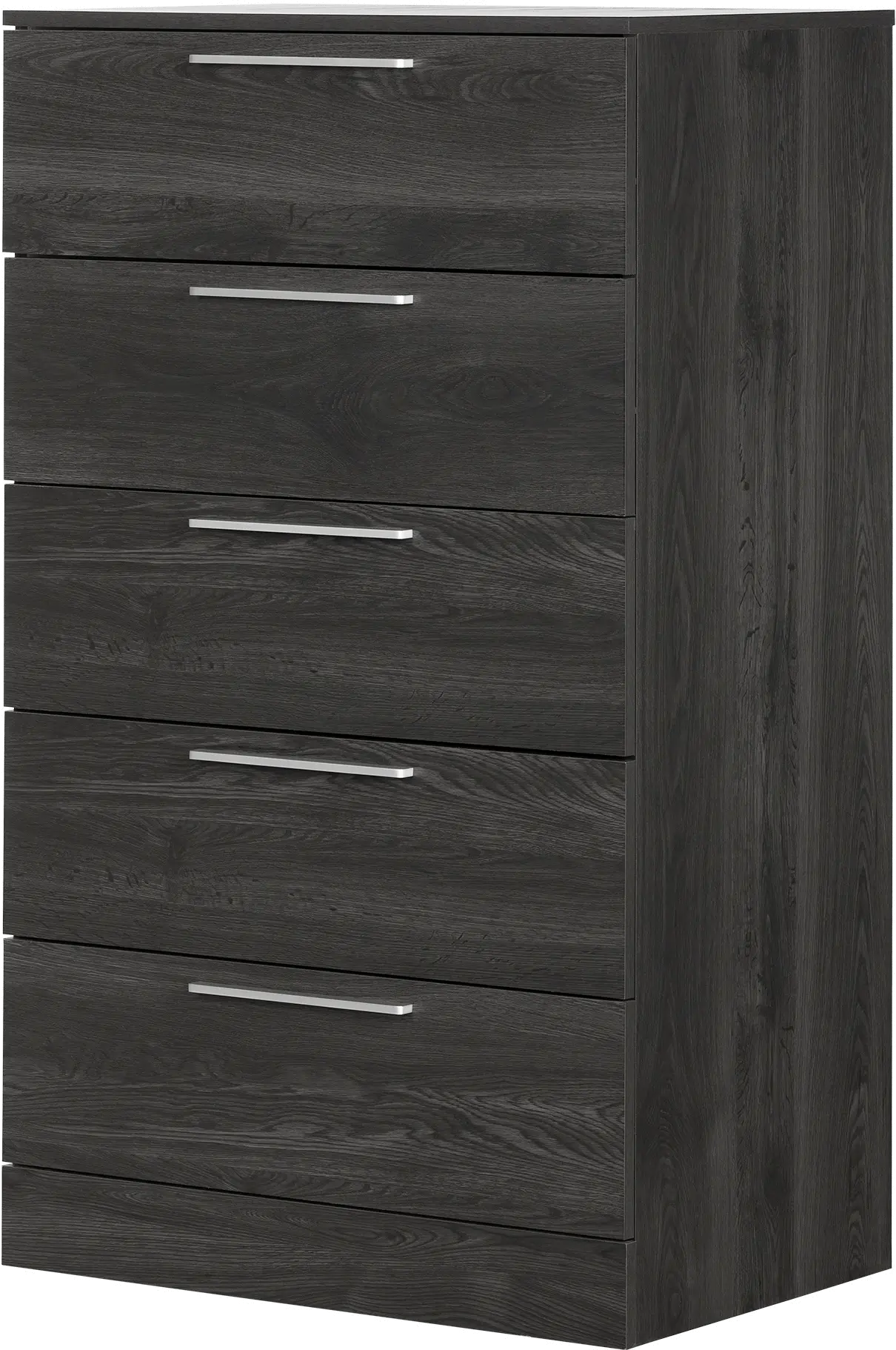 Gray Oak Chest of Drawers - South Shore