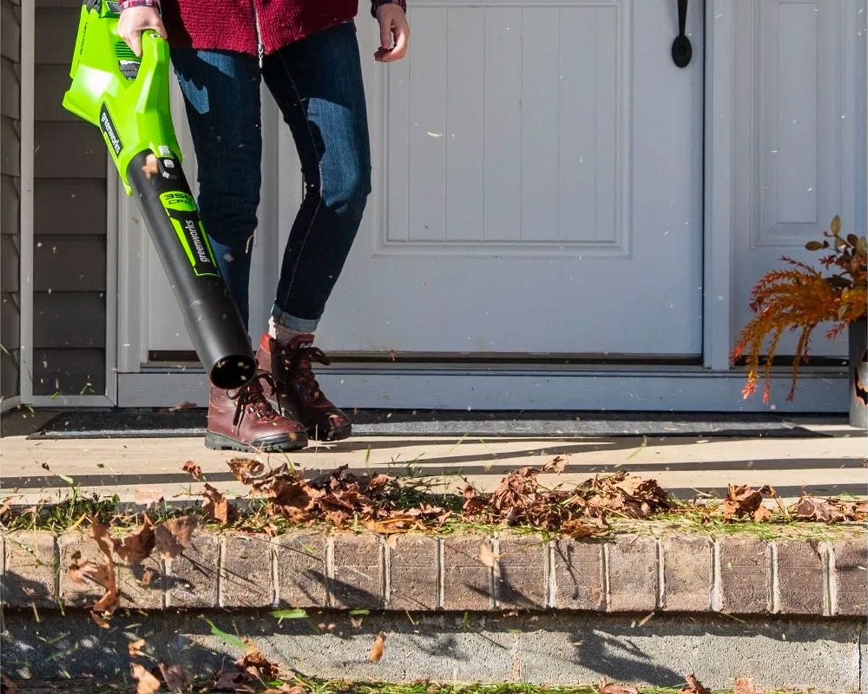 40V 350 CFM Leaf Blower， Battery  Charger | Greenworks Tools