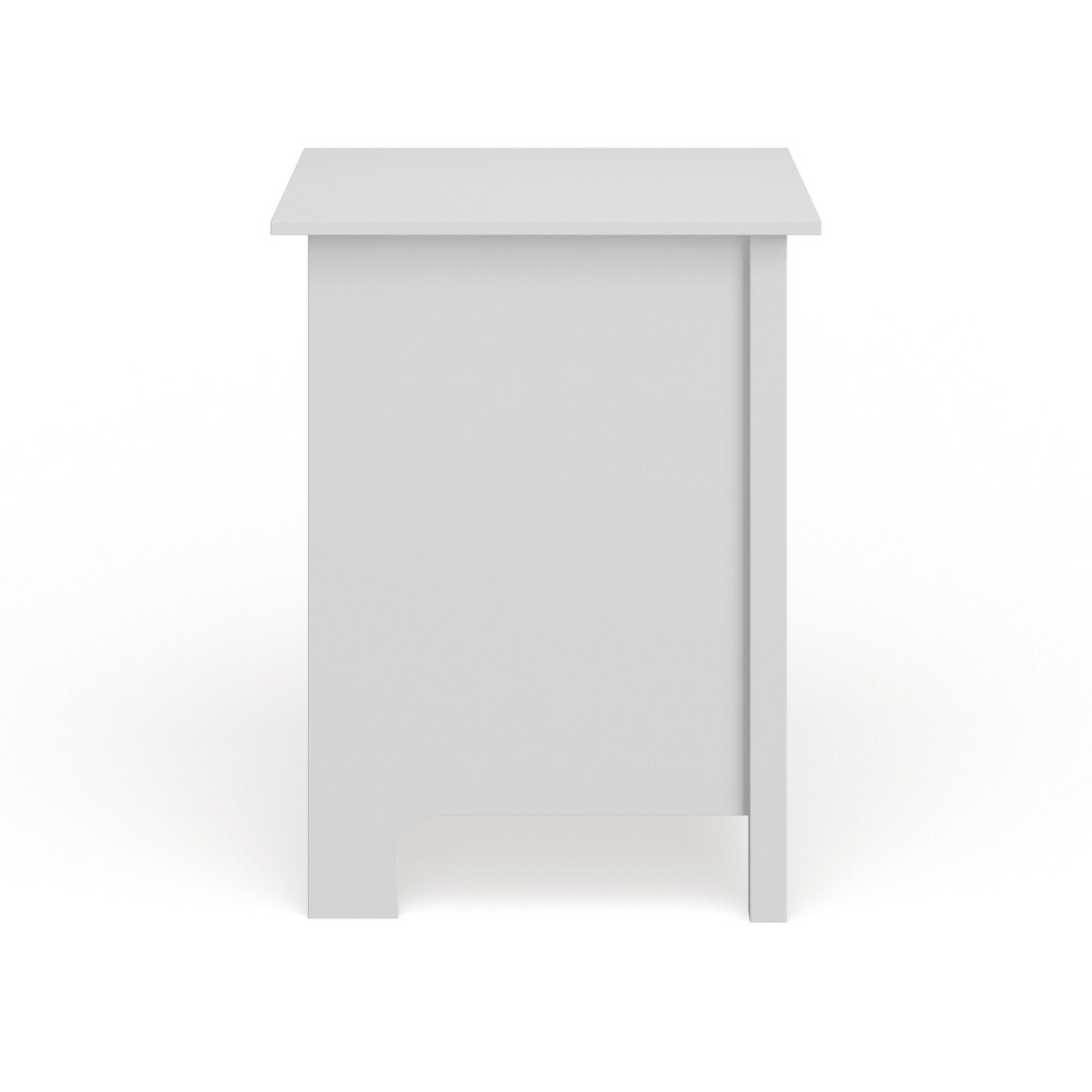 Bush Furniture Broadview 2 Drawer File Cabinet in Pure White