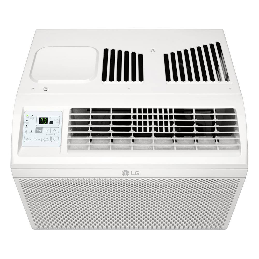 LG 5800 BTU 115-Volt Window Air Conditioner Cools 230 sq. ft. with Remote in White LW6023R