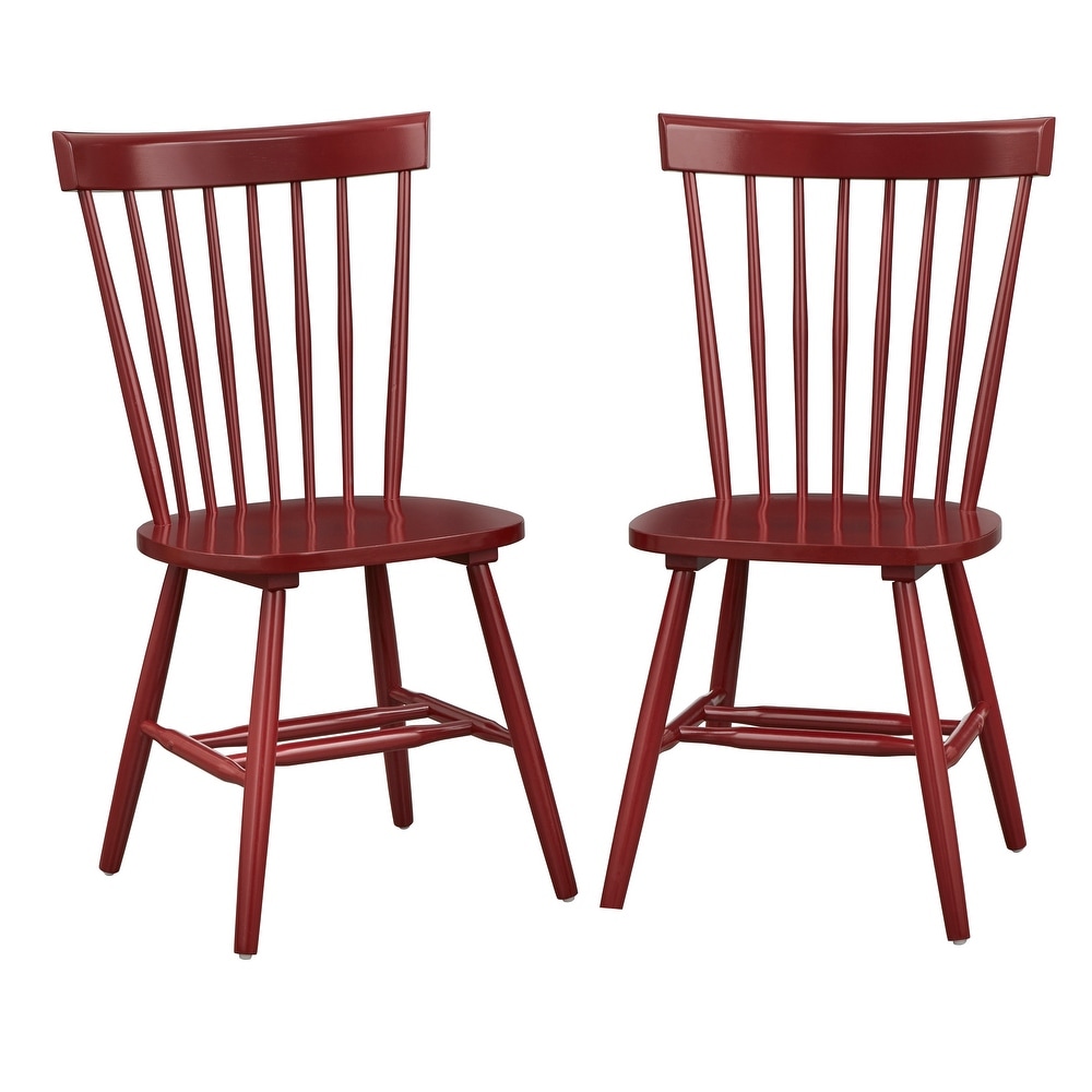 Simple Living Venice Solid Wood Spindle Dining Chairs (Set of 2)