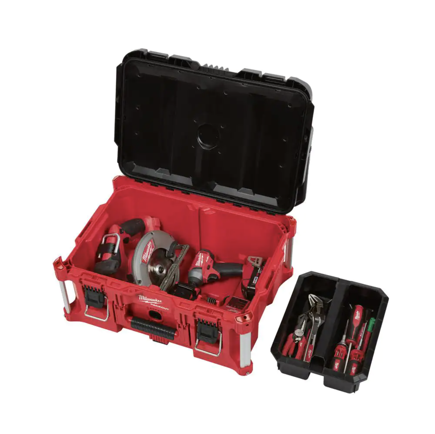 Milwaukee PACKOUT 22 in. Rolling Tool Box and 22 in. Large Tool Box (48-22-8426-8425)