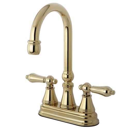 Kingston Brass KS2495PL Bar Faucet， Oil Rubbed Bronze