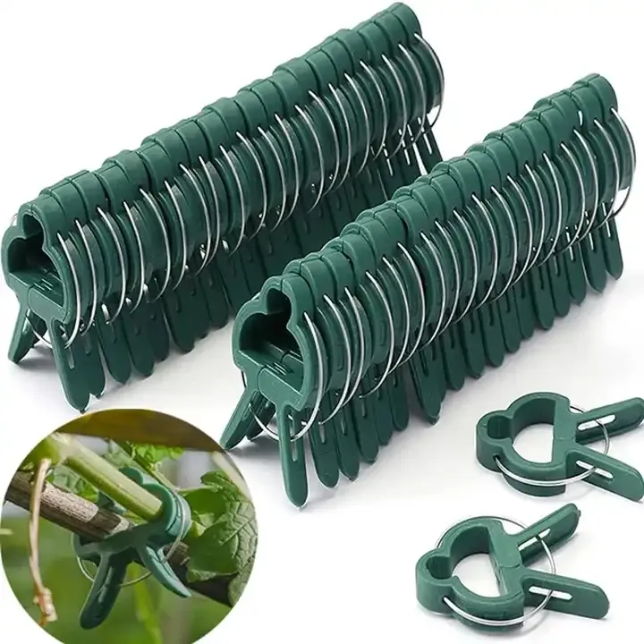 RTS Garden Supplies Plant Fixed Clips Reusable Garden Greenhouse Bracket for Fixed Plants Vine Flower Seedling Stem