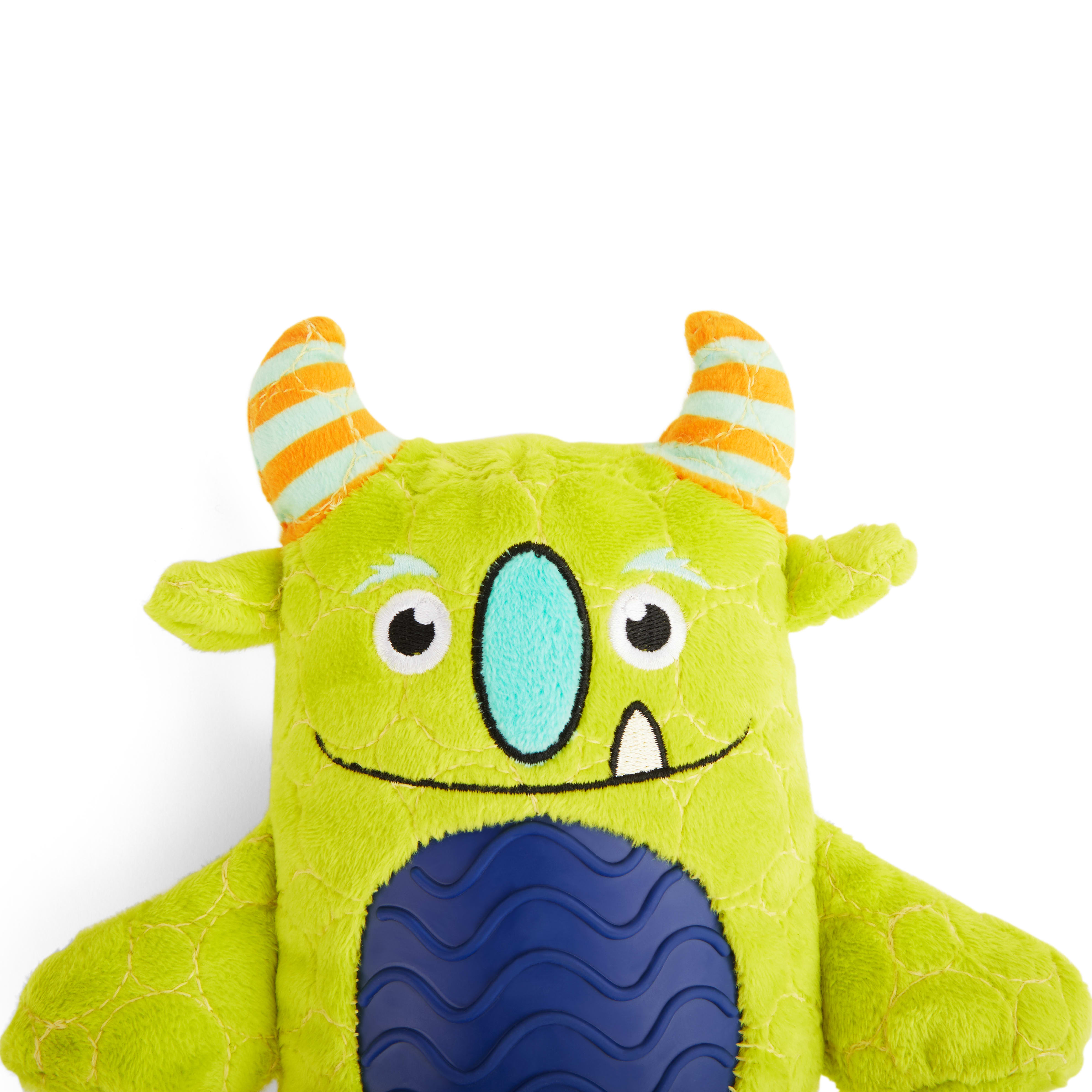 Leaps  Bounds Tough Green Monster Dog Toy， Medium