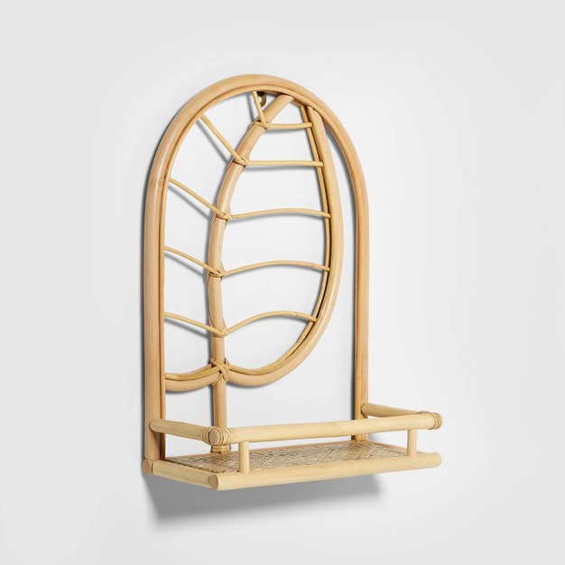 Rattan Arch Leaf Kids x27 Shelf