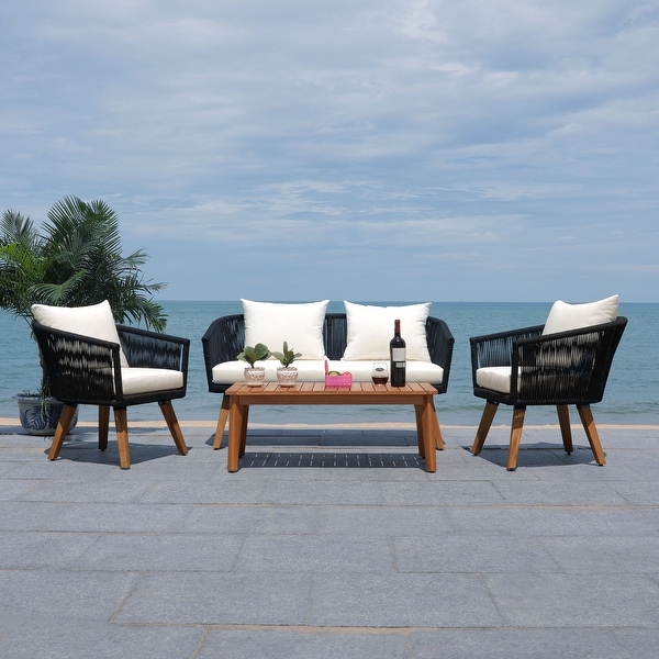 SAFAVIEH Outdoor Velso 4 Pc Living Set