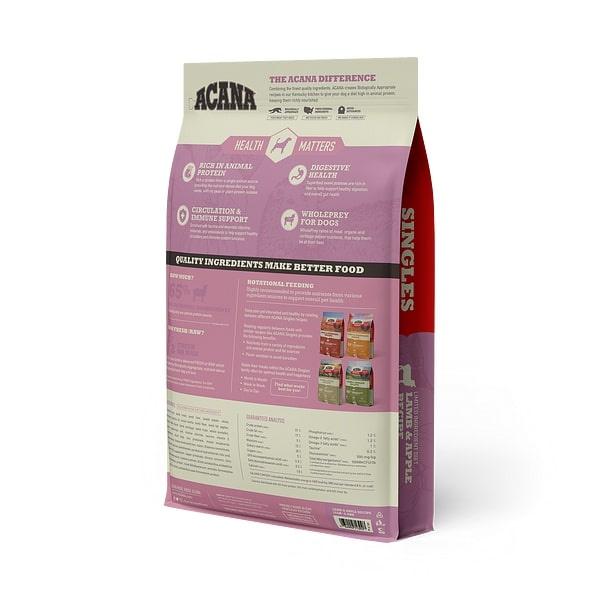 ACANA Singles Lamb and Apple Recipe Grain Free Dry Dog Food
