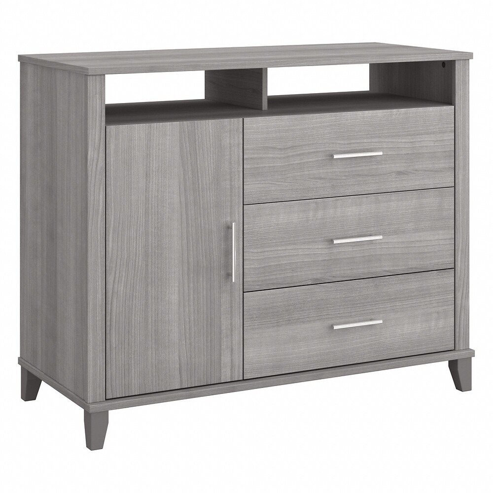 Somerset Tall Sideboard Buffet Cabinet by Bush Furniture