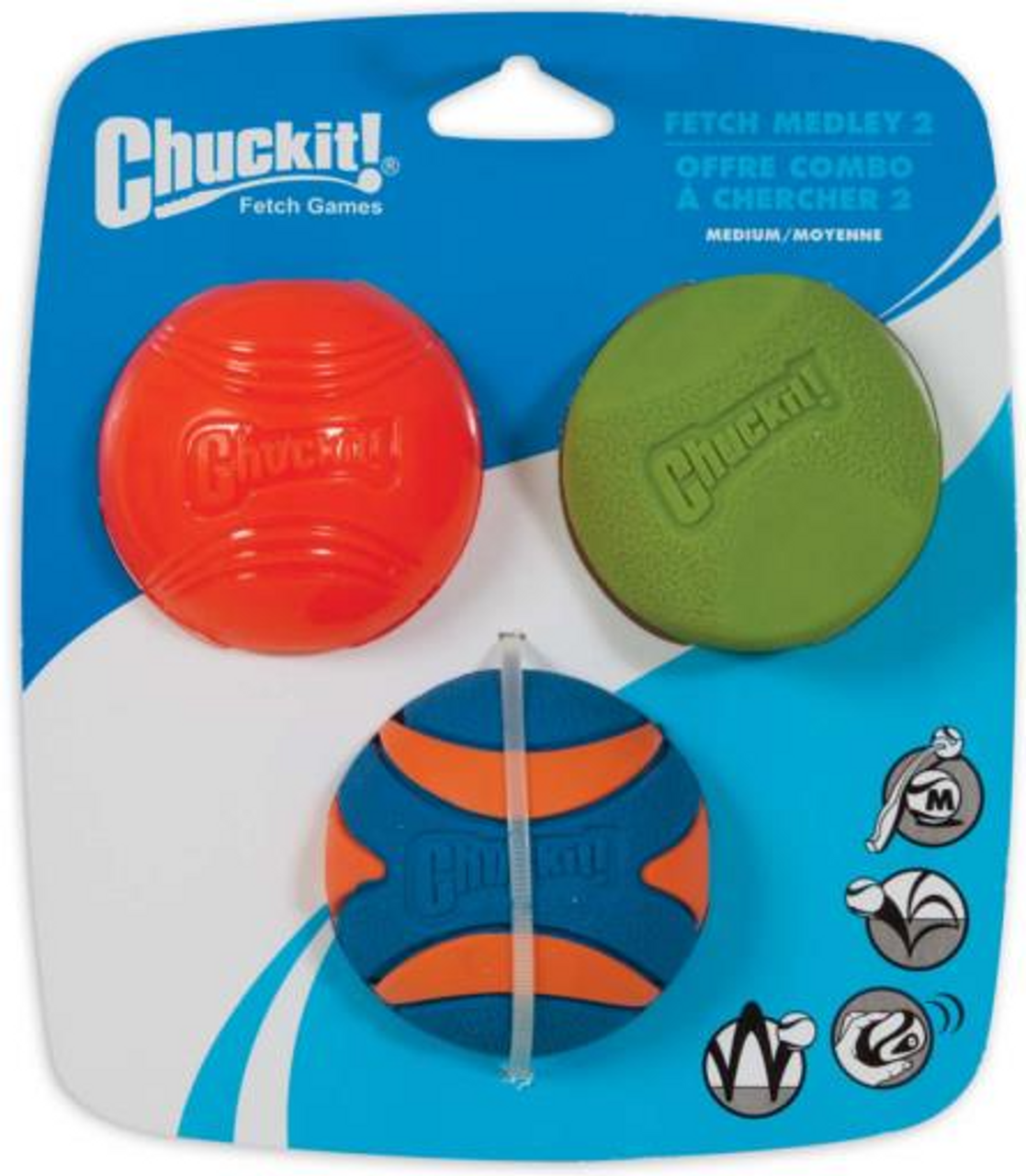 Chuckit! Fetch Medley 3 Pack Dog Toy