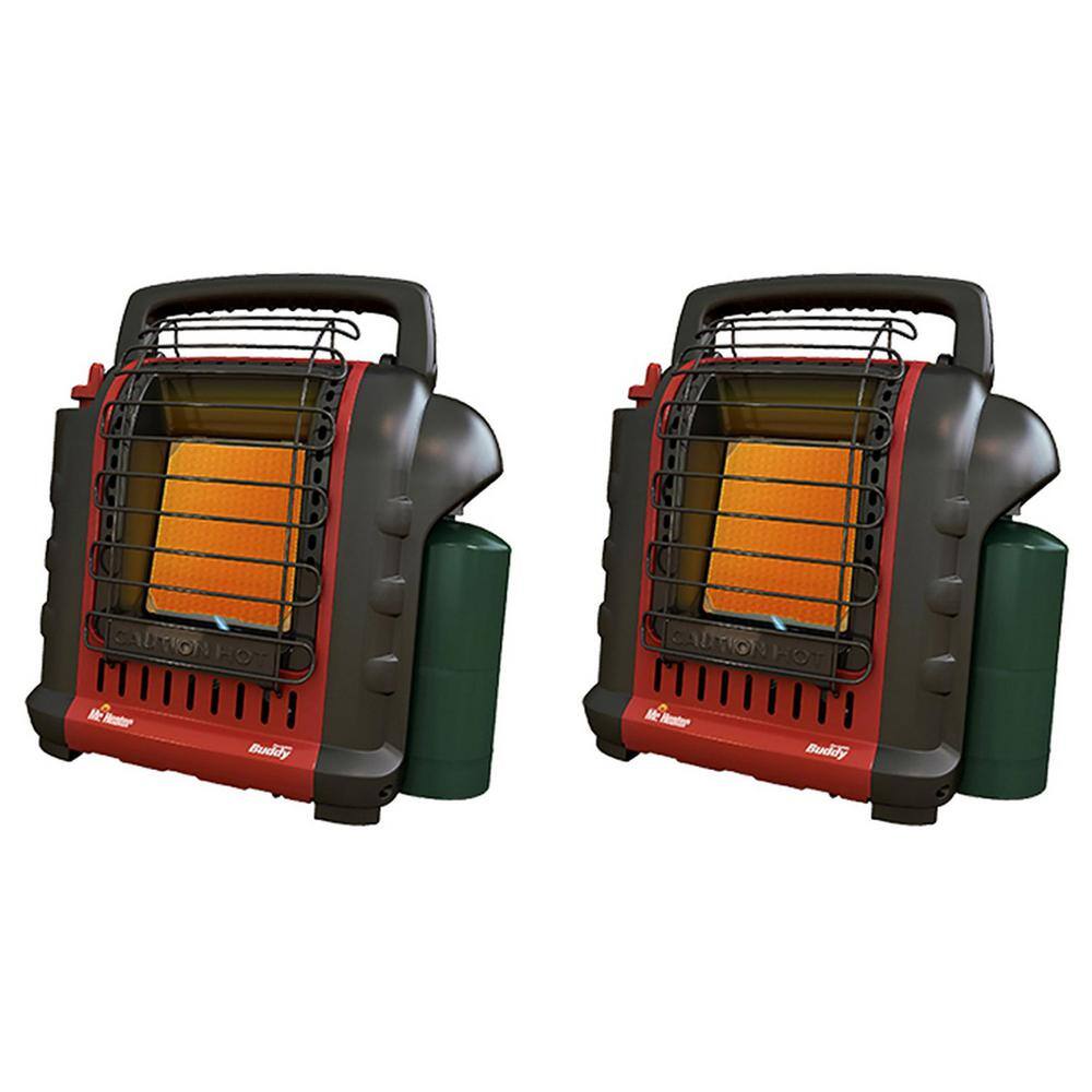 Mr. Heater 9000 BTU Portable Buddy Camping Job Site Hunting Propane Gas Space Heater (2-Pack) 2 x MH-F232000