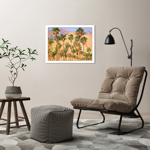 Americanflat Botanical Wall Art Room Decor Palm Trees Of The Palm Springs Desert By Suren Nersisyan