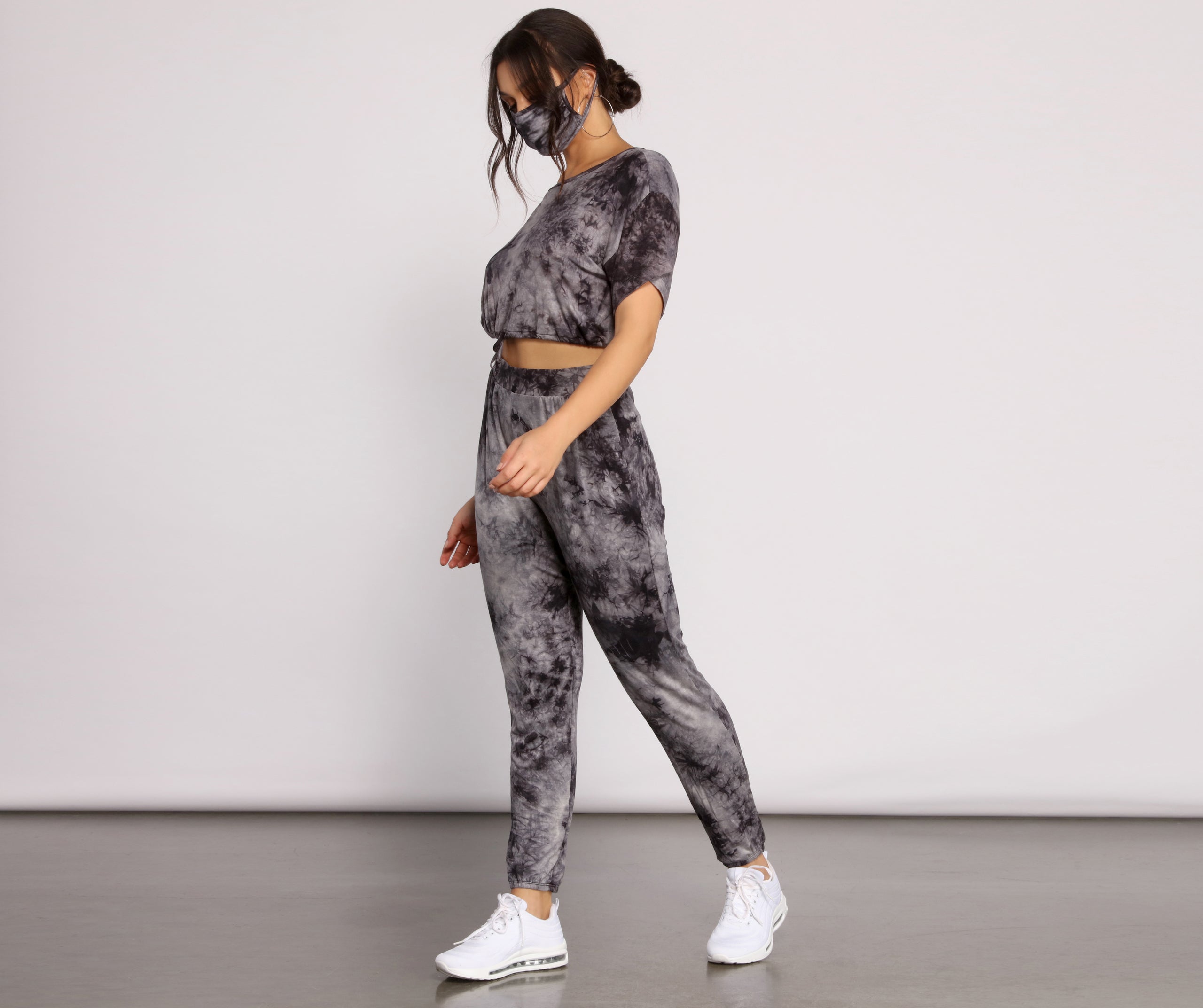 Tie Dye High Rise Joggers