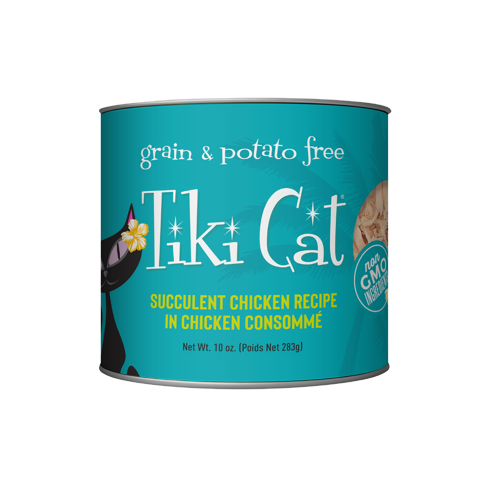 Tiki Cat Luau Puka Puka Chicken Wet Food， 10 oz.