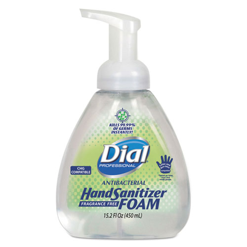 Dial Professional Dial Antibacterial Foaming Hand Sanitizer | 15.2 oz Pump Bottle | DPR06040