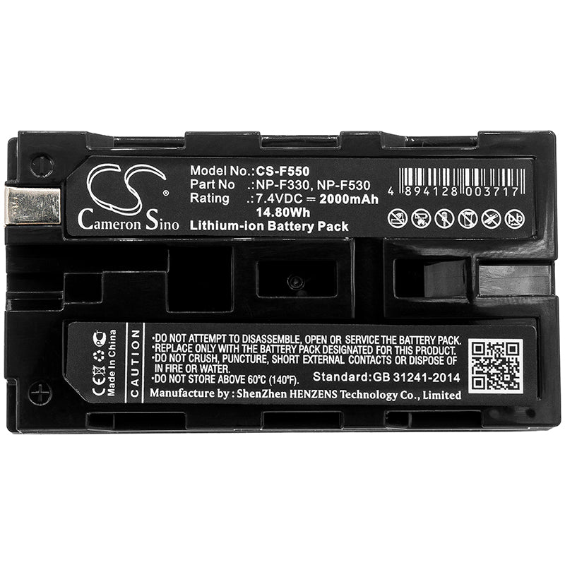 Atomos Ninja 10bit DTE field recorde 2000mAh Replacement Battery BatteryClerkcom Camera