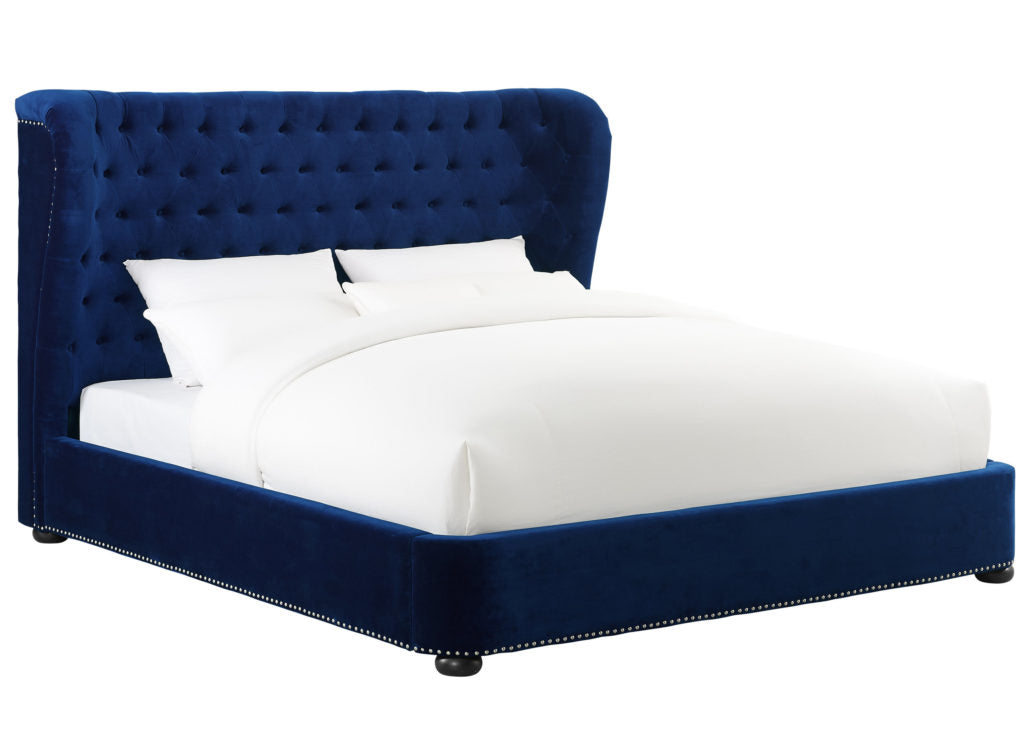 Finley Velvet Bed in Queen