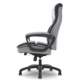 Shaquille O'Neal Amphion Ergonomic Bonded Leather High-Back Executive Chair， Gray