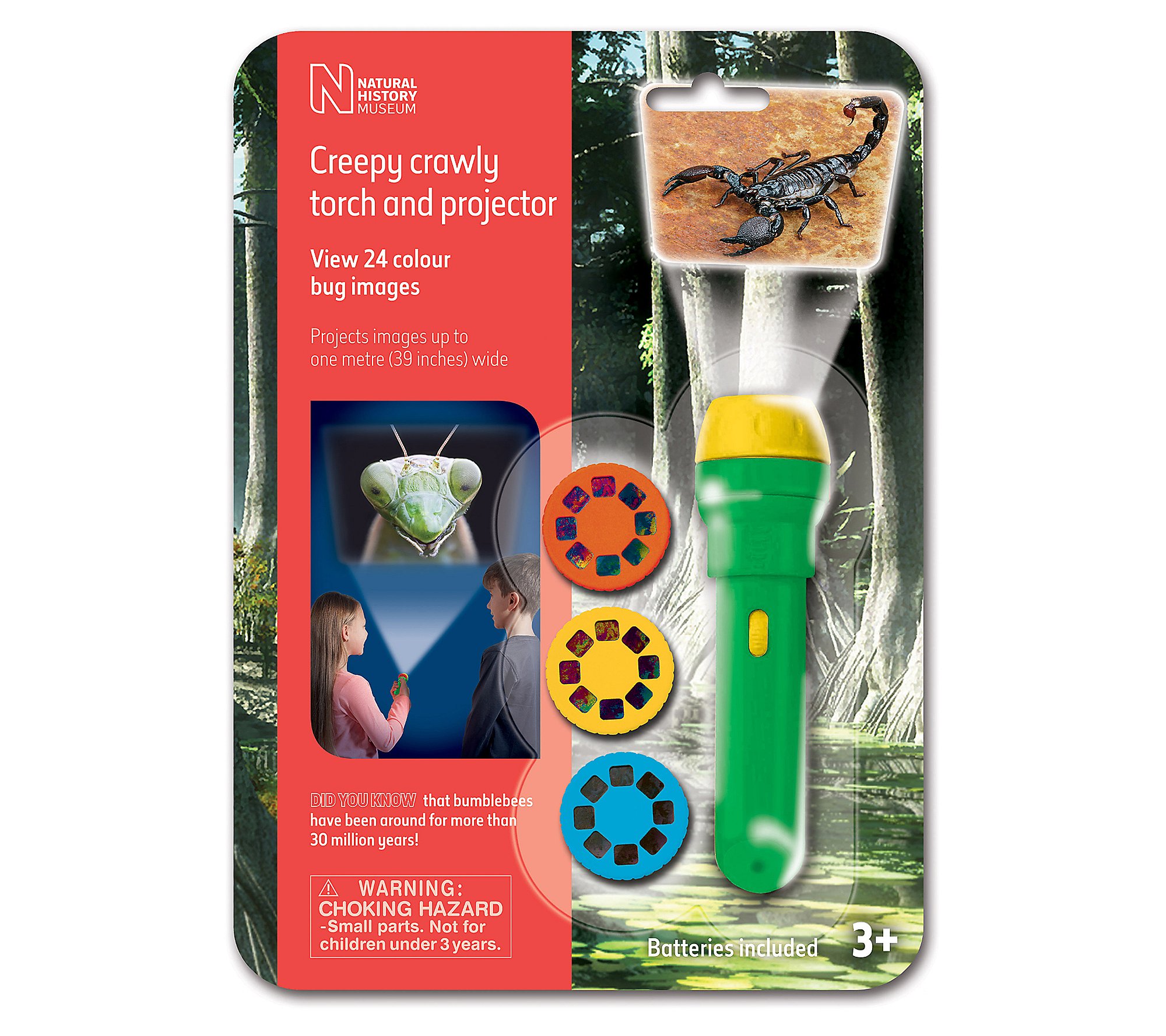 Creepy Crawly Flashlight and Projector Stem Toy