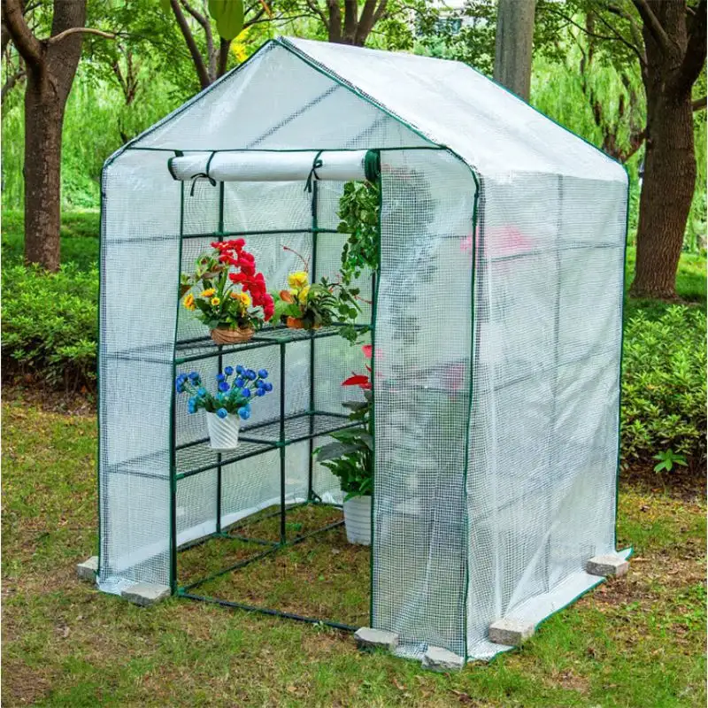 For Herb And Flower  Small Shelving Independent Space Plastic Materials Garden Green House Room Walk In Greenhouse/