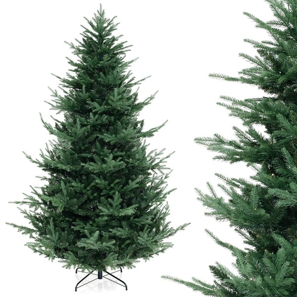 Costway 6/7/8 FT Artificial Xmas Tree with 778 PVC PE Branch Tips 240