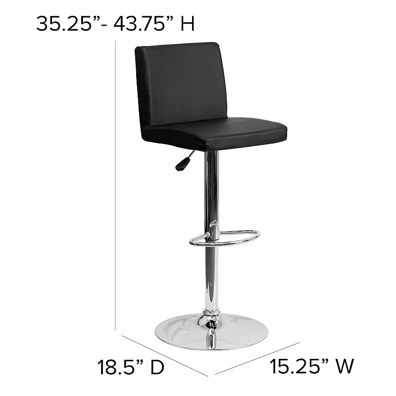 Flash Furniture Modern Adjustable Height Bar Stool