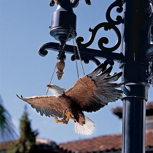 Design Toscano Flight Of Freedom Hanging Eagle Sculpture Multicolored