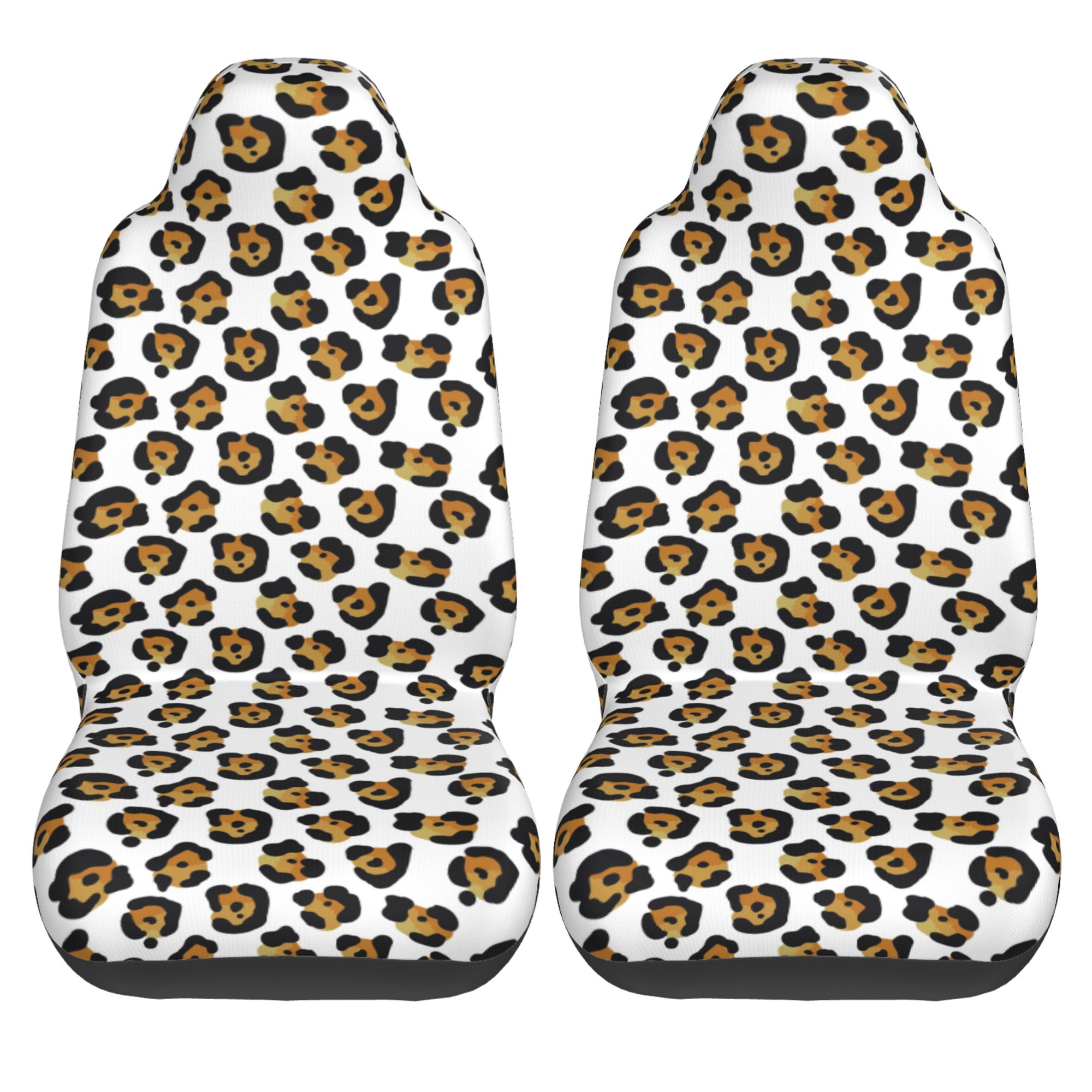 ZICANCN Car Seat Cover Tiger Texture Car Front Seat Covers Protectors ， Automotive Seat Covers for Cars Trucks Suv