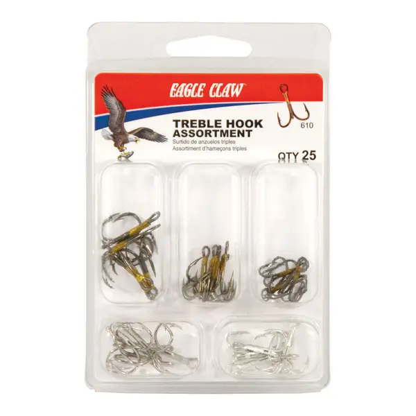 Eagle Claw Treble Hook Assortment