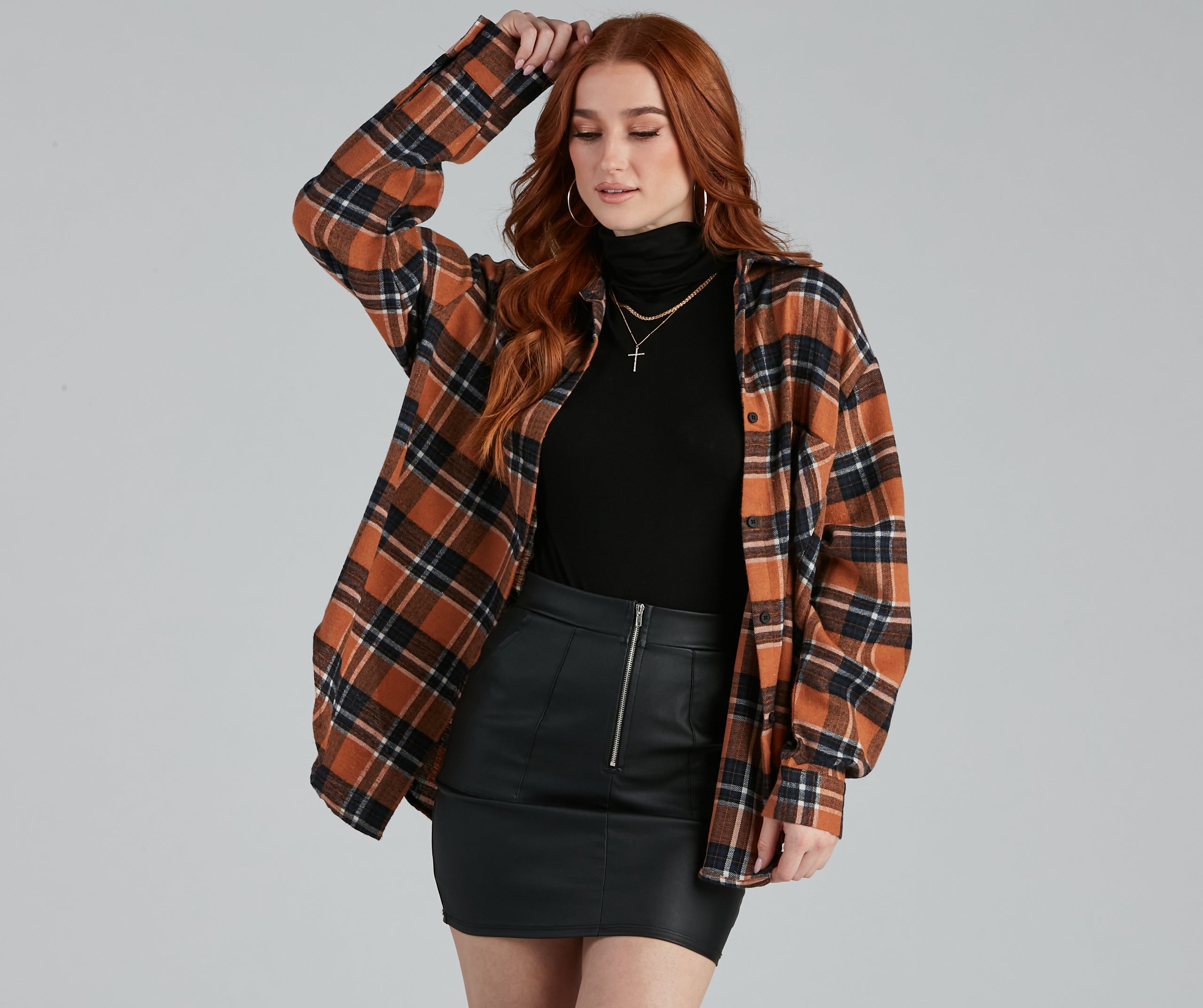 Cozy-Cute Plaid Flannel Top