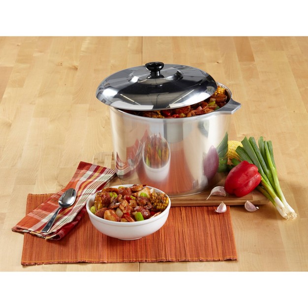 Imusa 14qt Aluminum Cajun Stock Pot