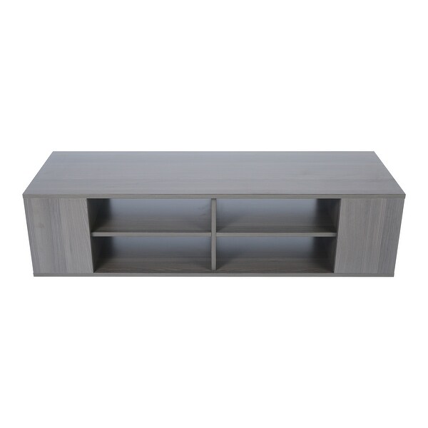 Floating TV Stand Component Shelf with Height Adjustable