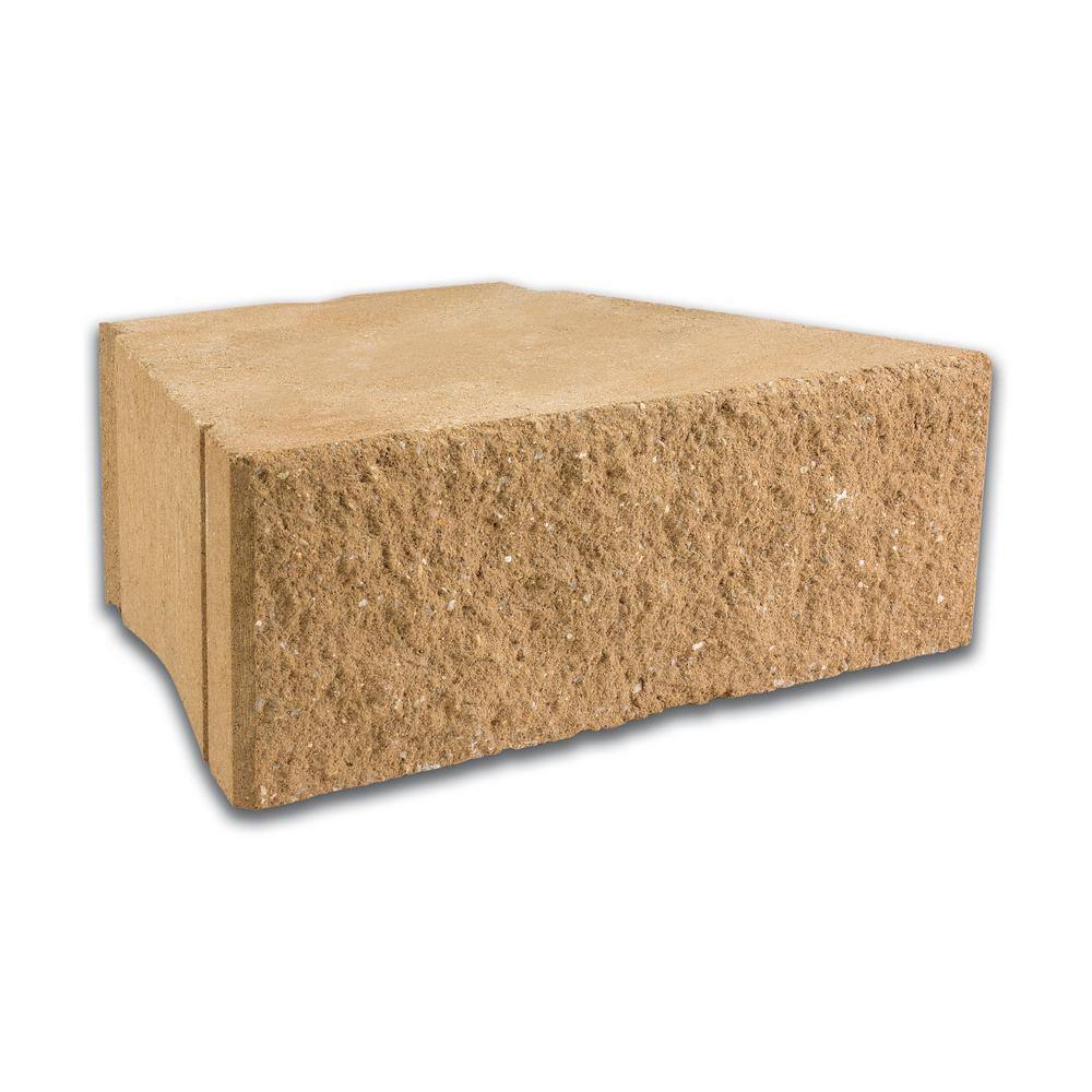 ROCKWOOD RETAINING WALLS Sapphire 6 in. H x 17.25 in. W x 12 in. D Gray Concrete Retaining Wall Block (27-Pieces20.25 sq. ft.Pallet) 4010127