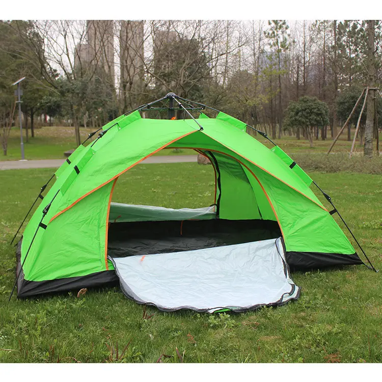 Custom camping tent waterproof 2 4 person thickened hiking outdoor travel camping tents