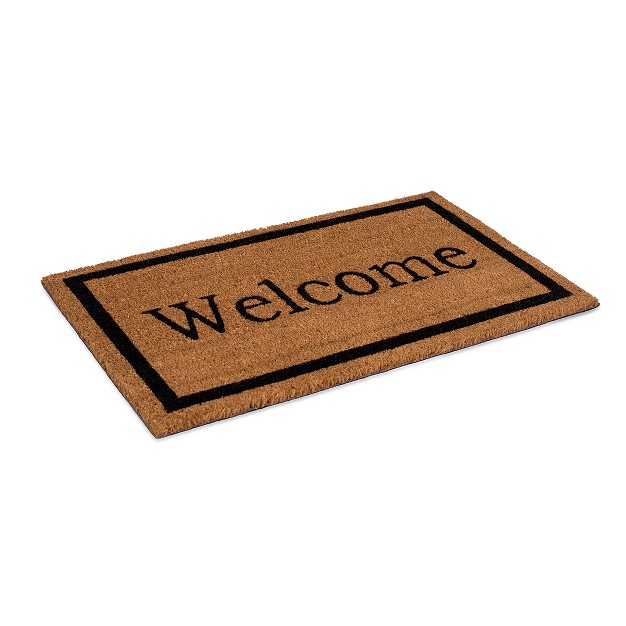 tan black quot welcome quot