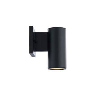 WAC Lighting Cylinder Black LED Single Up or Down Outdoor Wall Cylinder Light 3000K WS-W190208-30-BK