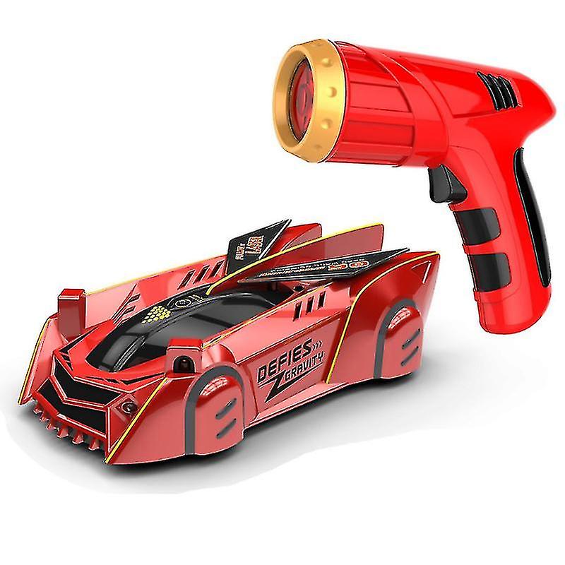 Remote Control Race Wall Climbing Car Radio Controlled Laser Gun Stunt Xmas Toyred